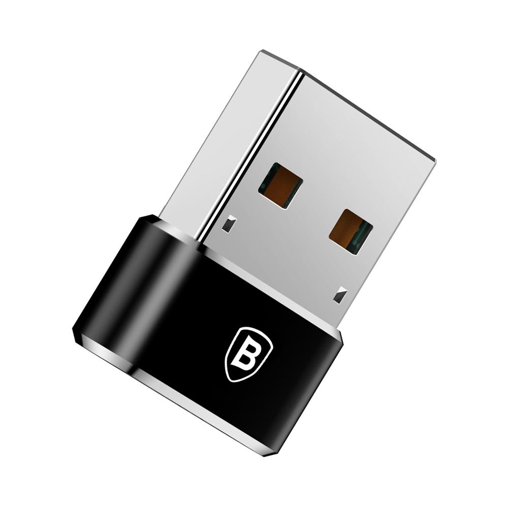 Adapter Otg Converter From Usb-C (Female) To Usb-A (Male) Black