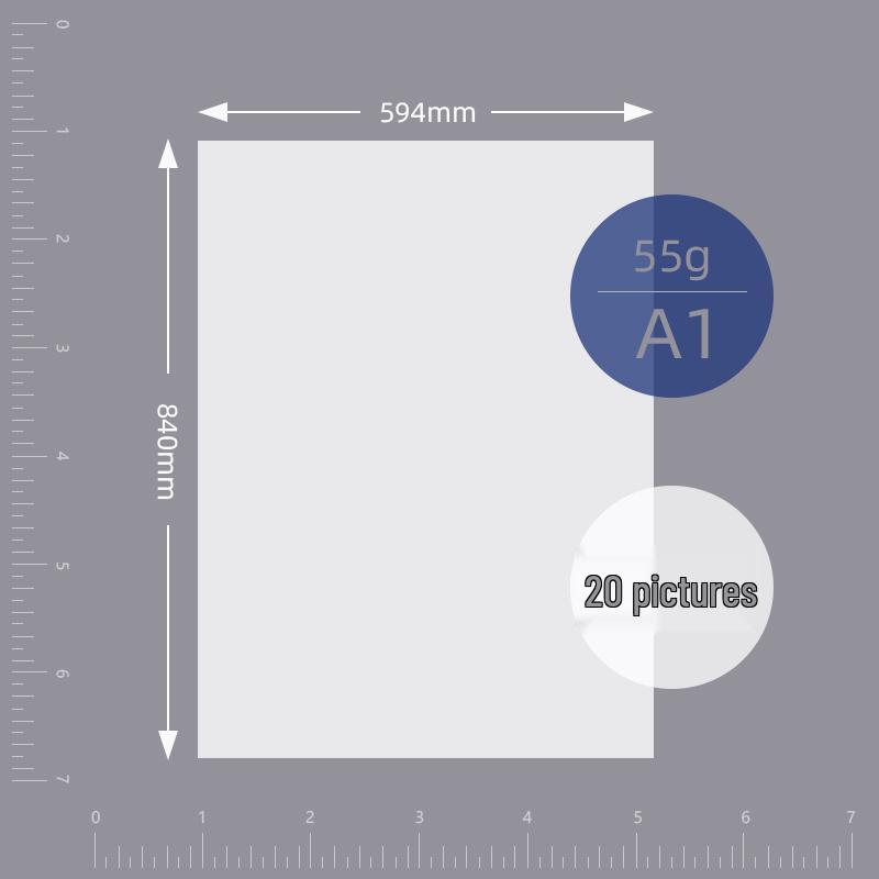 A4 Thickened Sulphate Tracing Paper for Copying, Baking, and Fondant Transfer (A3/A2/A1 Sizes)