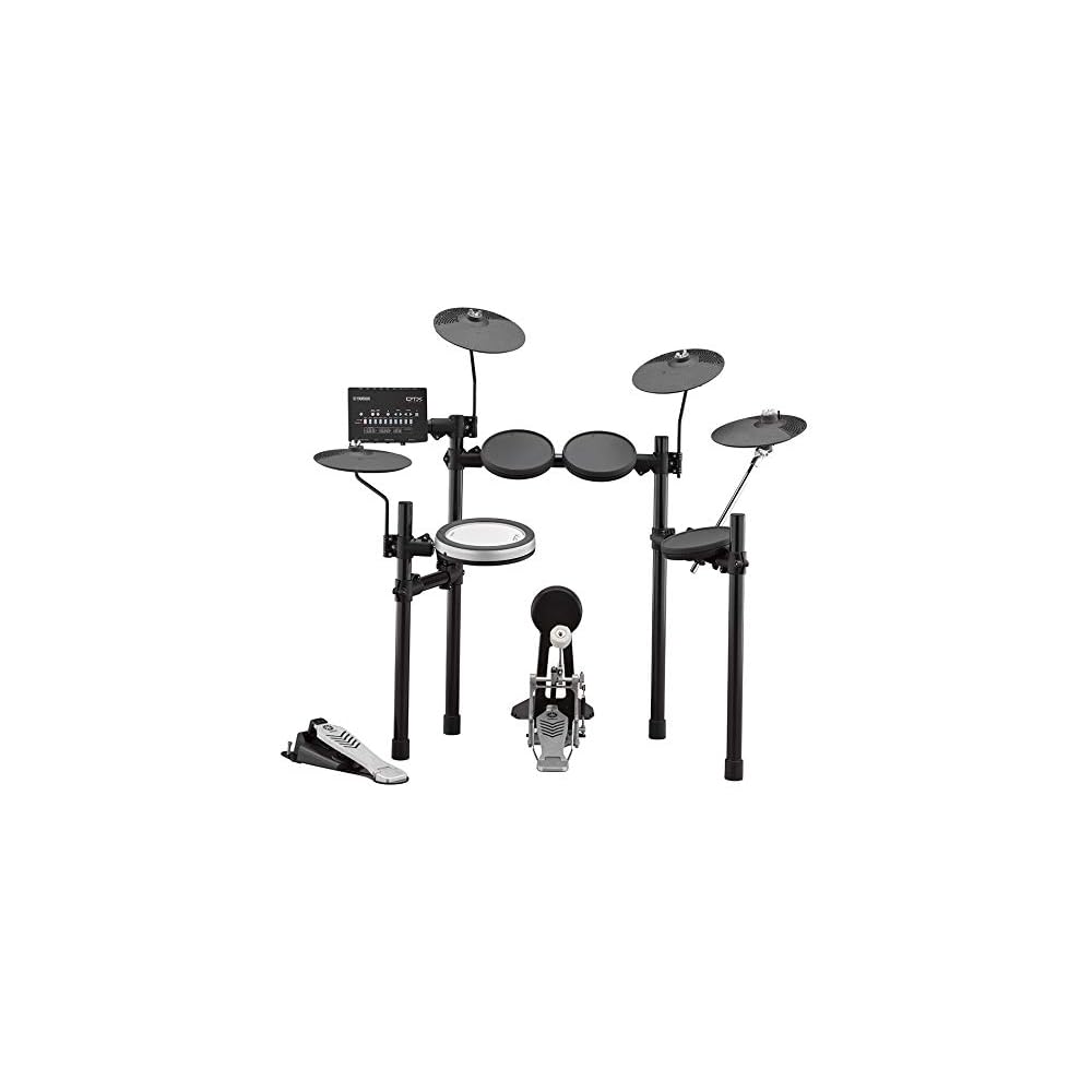Yamaha DTX402 Series Electronic Drum Kit with 3 Cymbals and Kick Pedal