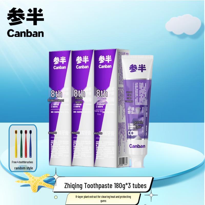 Censen Plant Clear Eucalyptus Toothpaste Set