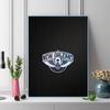 New Orleans Pelicans 100% Round Full Drill 5D DIY Diamond Painting Embroidery Cross Stitch Rhinestone Décor Toilet 3 Piece Set