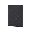Daks Black Check Leather Slim Wallet Dbwa1e094bk