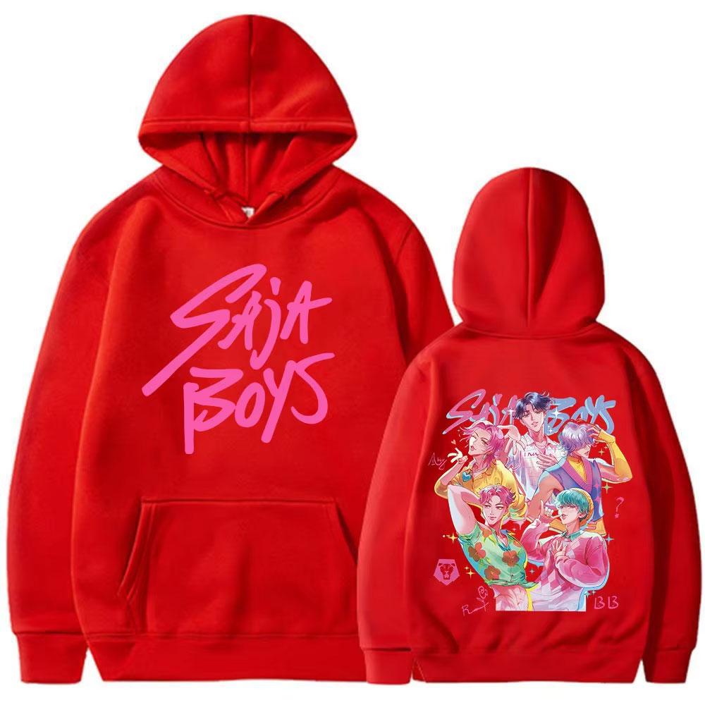 KPop Demon Hunters Saja Boys Movie Hoodies Men Women Fleece Casual Oversized Sweatshirt Fashion Hip Hop Long Sleeve Pullovers