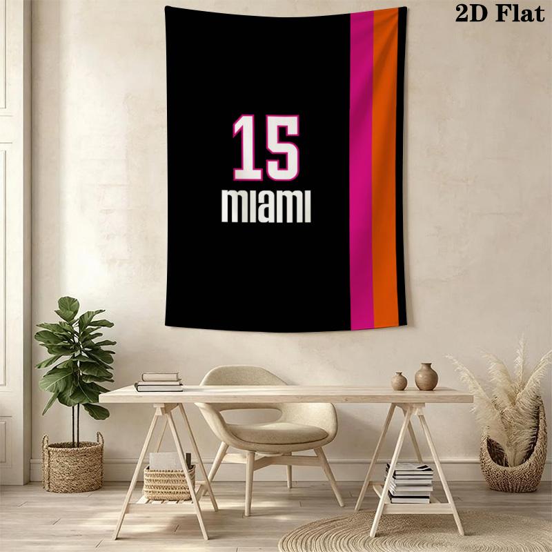 Miami Heat Fire Passion Threepiece Set 1 Duvet Cover 2 Pillowcase Without Core Bedding Set Christmas Birthday Gift