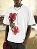 2026 New Arrival ShortSleeve TShirt Y2k Style Graffiti Print Loose Fit Round Neck Casual And Fashionable