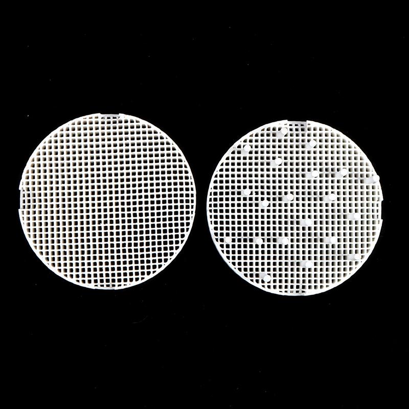 2Pcs Dental Lab Honeycomb Firing Trays With 20Pcs Zirconia Pins Pan Rack Circle