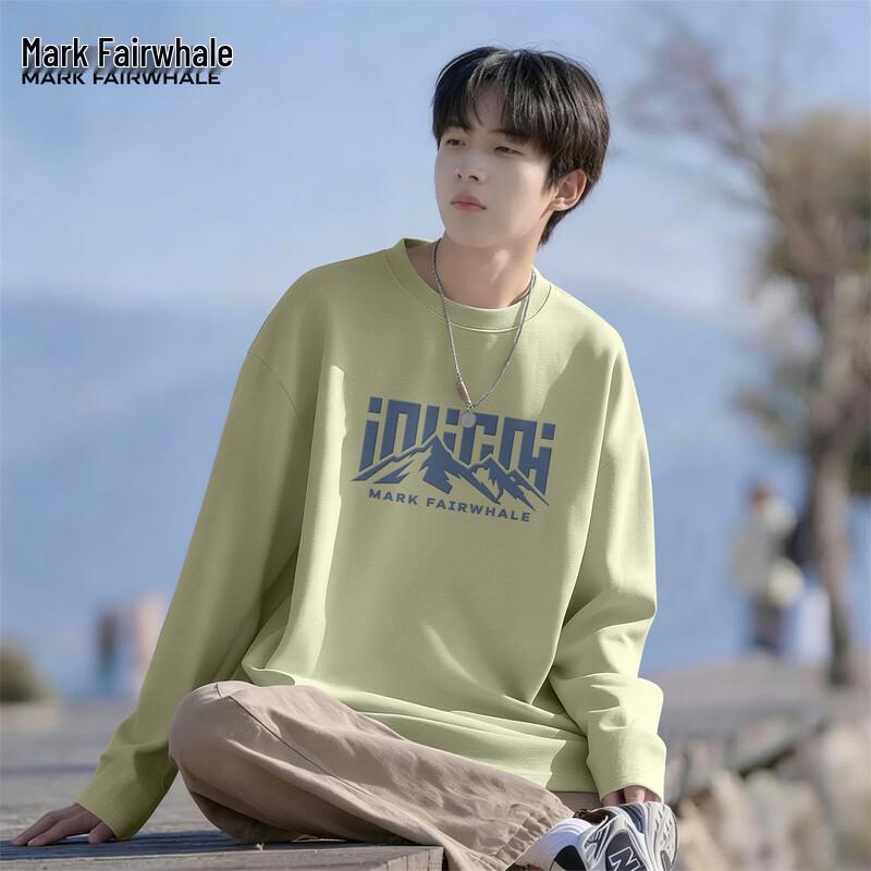 Mark Fairwhale Men's Pure Cotton Long-Sleeve T-Shirt