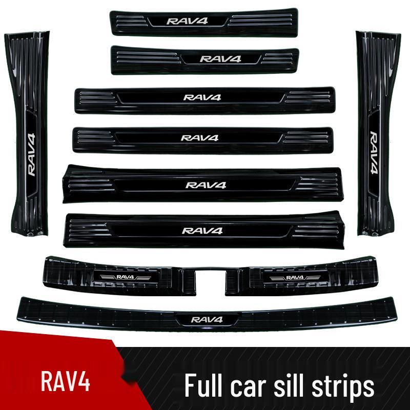 Protector Prag Ușă din Oțel Inoxidabil pentru Toyota RAV4 2024