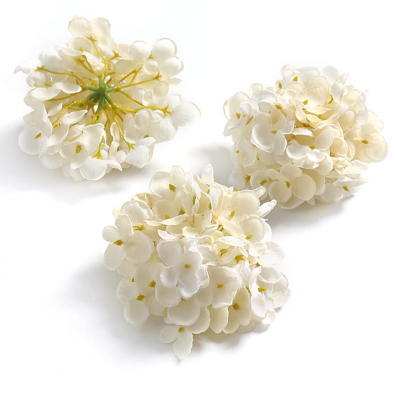 Silk Hydrangea Flowers for DIY Headwear & Wedding Decor