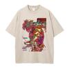 Caesar JoJos Bizarre Adventure Graphic T Shirt Men Women Cotton Tshirts Vintage Washed Tee Harajuku Unisex Oversized Tshirt