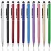 Universal Capacitive Pen Stylus Touchscreen Pen For Ipad Tablet PC 2 In 1 Capacitive Stylus Pen Drawing Pens Touch Pen 6