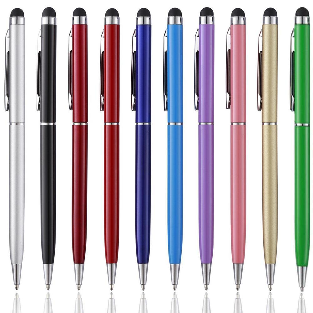 Universal Capacitive Pen Stylus Touchscreen Pen For Ipad Tablet PC 2 In 1 Capacitive Stylus Pen Drawing Pens Touch Pen 6