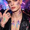 5 Sheets Holographic Lightning Tattoos Flash Temporary Stickers Full Color Body