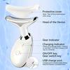 USB Rechargeable Neck and Face Skin Massager with 7 LED Light Modes, Vibrating Facial Beauty Instrument , Skin Care Device