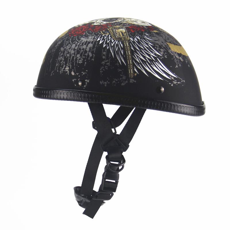 American-Style Retro Bee Half Helmet - Summer Edition Large