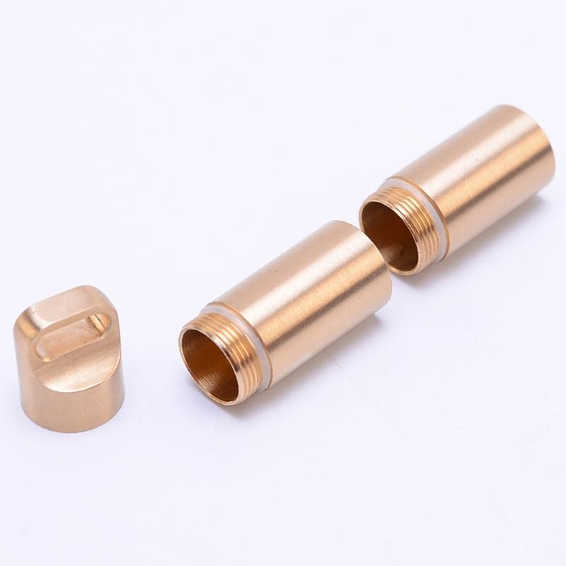 Waterproofed Outdoor Storage Container Double Opening Medicine Dry Bottles for Outdoor Hiking and Home Use