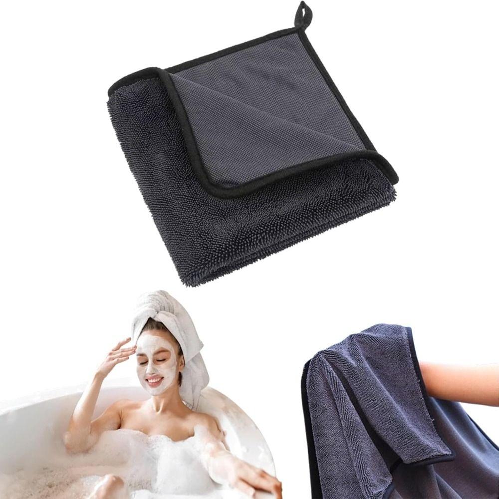 Lavetă de curățare duș din microfibră cu două fețe, prosop nou pentru uscat mașina, prosop nou pentru uscat baia