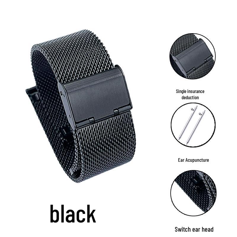 

Универсальный миланский ремешок из нержавеющей стали для смарт-часов Apple, Samsung, Huawei и iWatch. 16*16mm