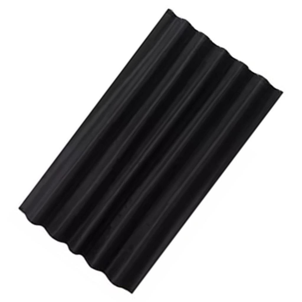 Rent Svart Dusjforheng Fortykket Vanntett Polyesterstoff Dusjforheng for Bad 200x200cm