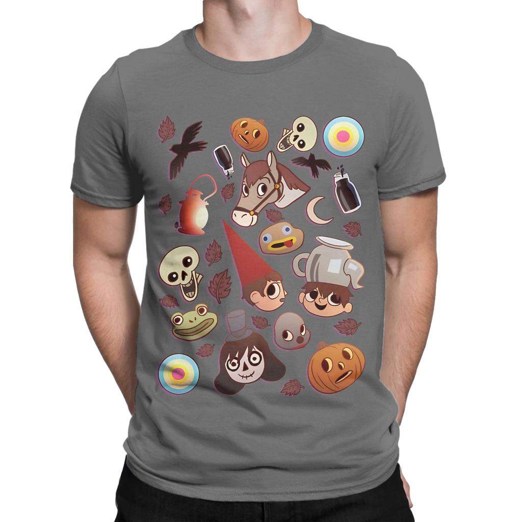 oOver the Garden Wall Pattern Classic Funny 100 Cotton TShirt oOver the Garden Wall Tops Tees For Unisex