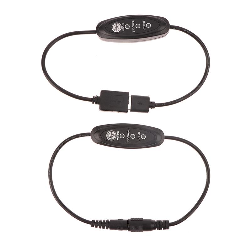 1 Piece Electronic 3 Speed Adjustable Regulator Switches Dc/Usb 5V Speed Controller Switches For Fan Blowers Speed Control