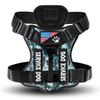 Dog Harness With Reflective Nylon Material And Adjustable Fit For Training And Walks