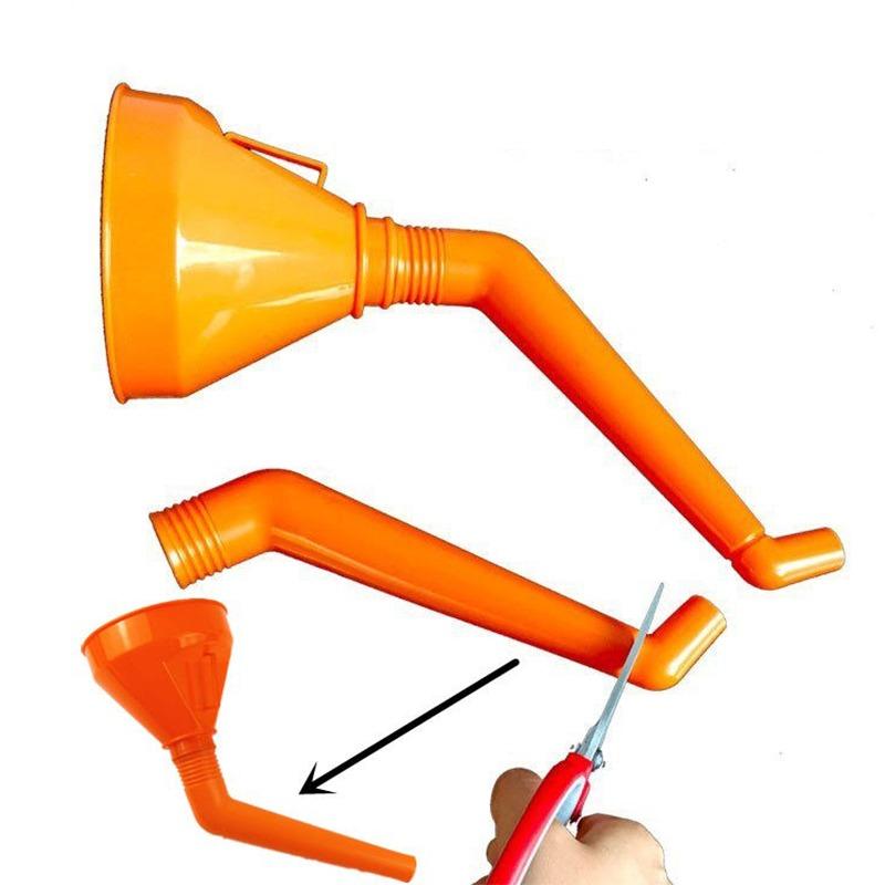 Plastic Car Motorcycle Refuel Gasoline Engine Oil Funnel Moto Car Long Mouth Funnels Car Repair Filling Tools 130/145/160mm