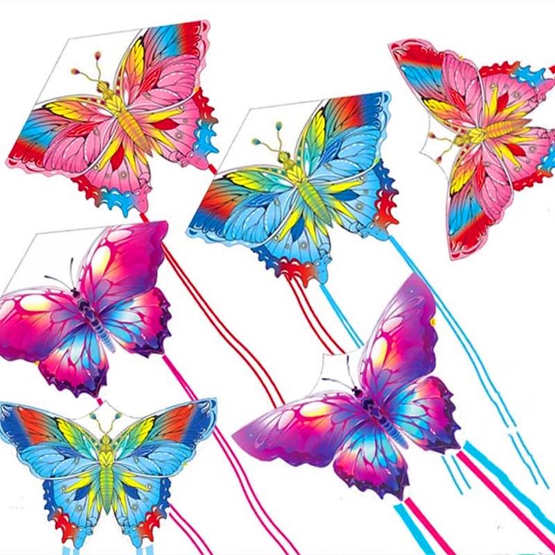 Colorful Wings Butterfly Kite: Easy-Fly Light Breeze for Adults & Kids - High-Grade Delta Design