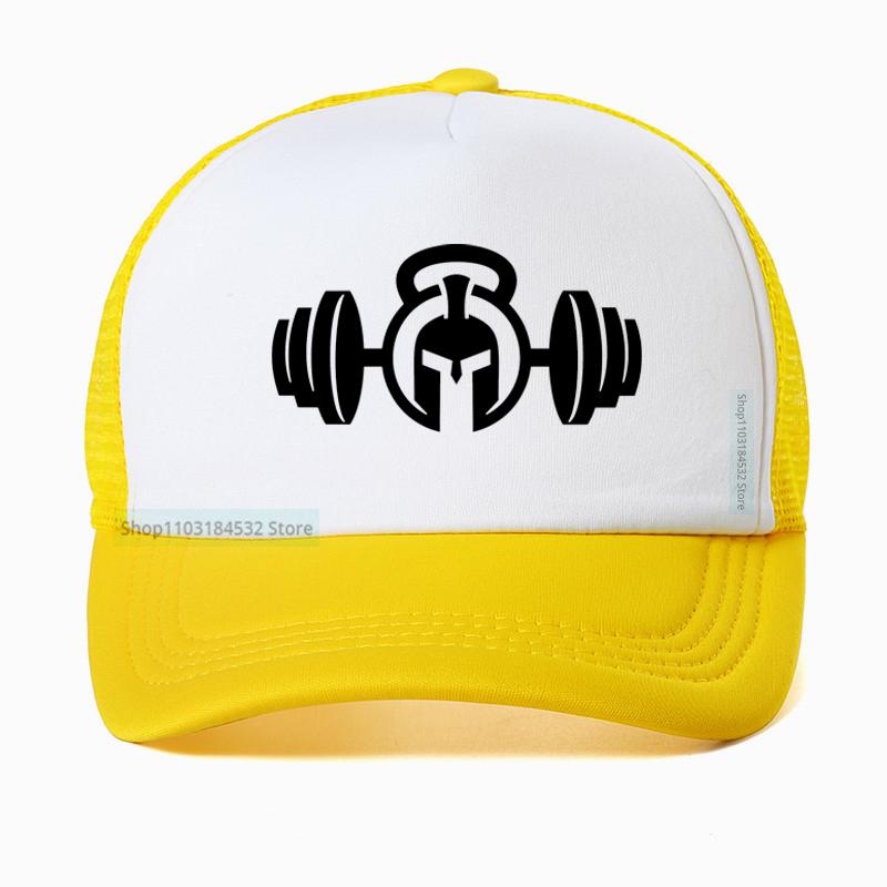 Classic Cotton Powerhouse Gym Baseball Cap Unisex Women Adjustable Fitness Building Muscle Spartan Dad Hat
