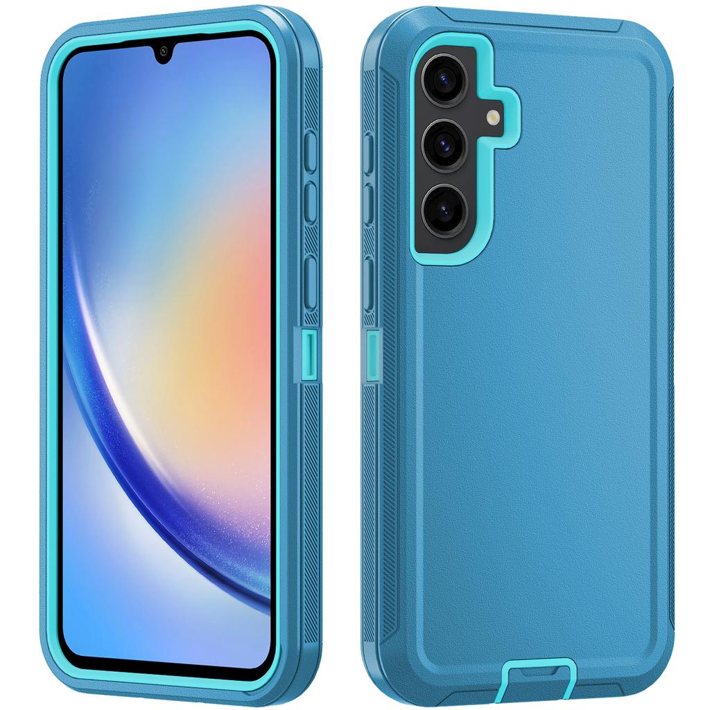 Robuste Armor Defender Hülle für Samsung Galaxy A57/37/27/17/07 A56/36/26/16/06/55/35 Unterstützt kabelloses Laden Ott Box Abdeckung