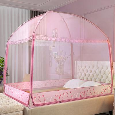 Summer Free Installation of Mongolian Yurt Mosquito Nets Household Double Person 1.8 Encrypted Folding 1.5 Dormitory Popular Dustproof Nets