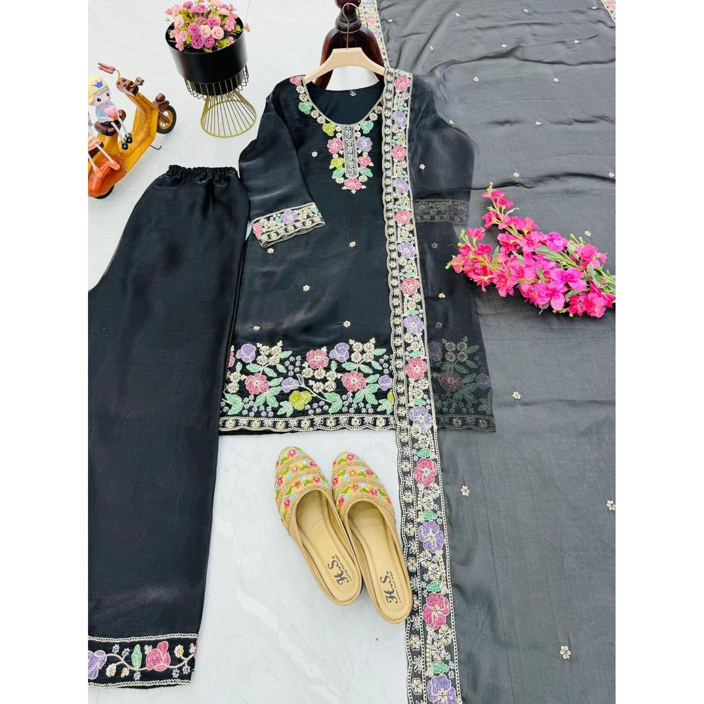 Pakisatni Party Wear Ethnic Palazzo Suit Indian Desigenr Ethnic Salwar Kameez