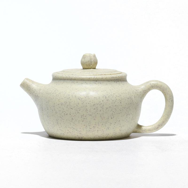 Traditional Yixing Purple Clay Teapots Handmade Pot Raw Ore  White Jade Segment Mud Tea Maker Kettle with Filter Zisha Tea Set