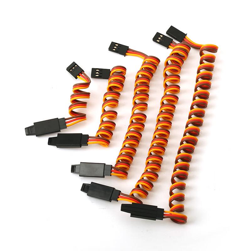 Xunhuo 60-Core RC Servo Extension Cables with DuPont Anti-Disconnection Buckle