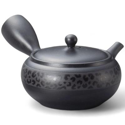 J-kitchens Showa-era Nostalgia Pot, Tokoname Ware Ceramesh Teapot with Strainer, 340cc, Made In Japan