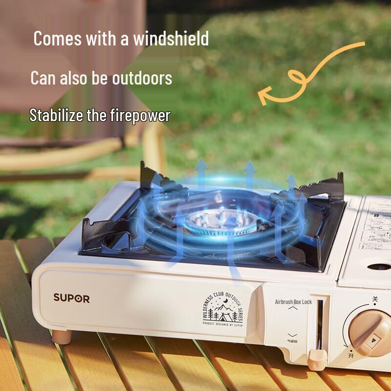 Supor Portable Butane Gas Cassette Stove CN plug (adapter included)