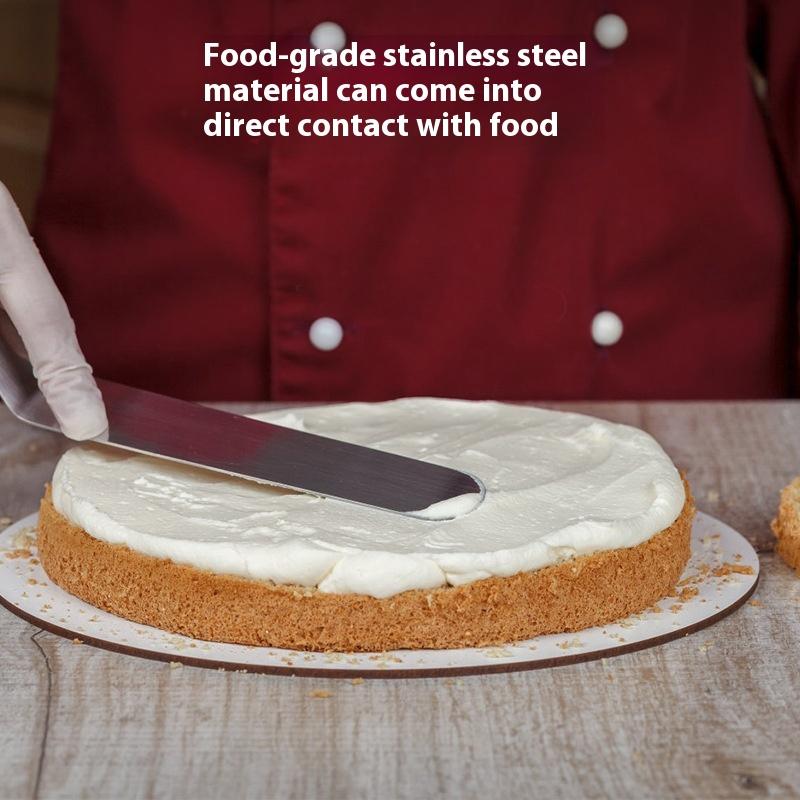 4/6/8/10 Zoll Edelstahl Kuchenspatel Buttercreme Icing Zuckerguss Messer Glätter Pinsel Küche Gebäck Kuchen Dekorationswerkzeuge