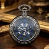 European-Style Carved Hollow Mechanical Pocket Watch, Classic Roman Scale Manual Mechanical Pocket Watch, Student And Elderly Gift Watch
