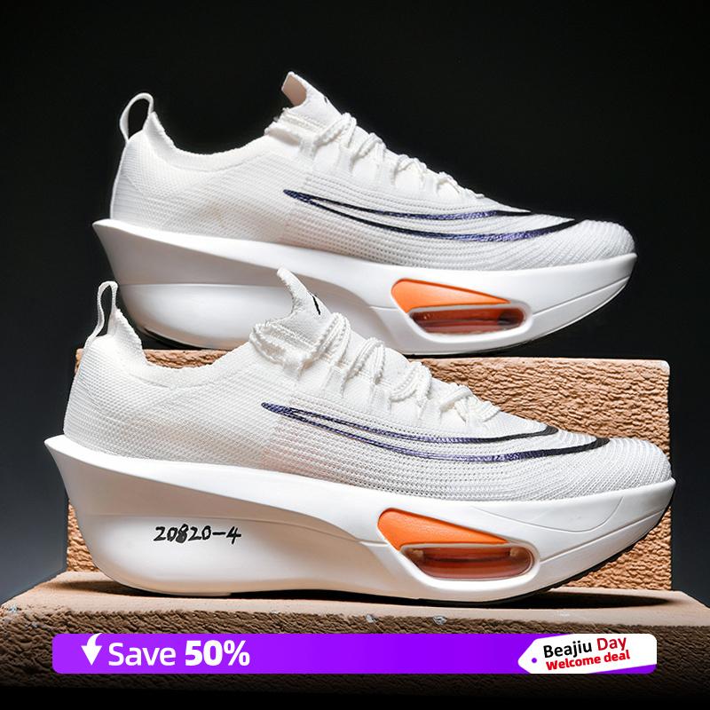 Luftpolster Marathon Carbonplatte Herren Sport Laufschuhe Atmungsaktiv Leicht Damen Bequeme Sportliche Rutschfeste Sneaker