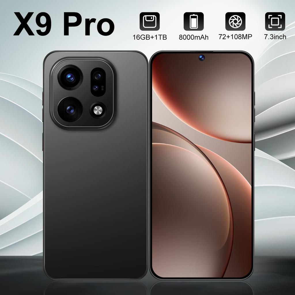 X9Pro 5G Android Smartphone, 16GB RAM + 1TB Storage, OTG Support, New Hot Model