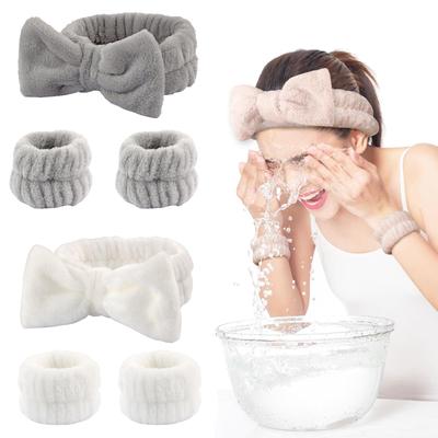 ZeniMart Hair Face Washing Hair Cute For Face Water Absorbent Wrist For Face Hair Quick 6 Piece Set Band, Band, Wristband, Washing, Wristband, Band,