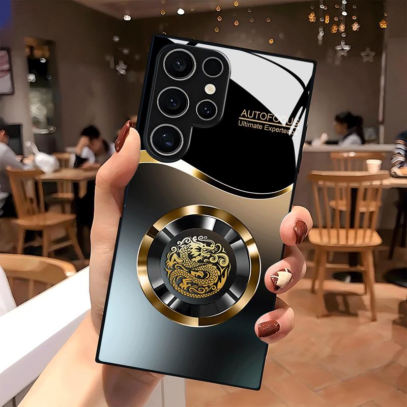 

Gradation Business Exquisite luxury High-end PhoneCase Glass PhoneCase for Samsung Galaxy S26 S25 S24 S23 S22 S21 FE,Ultra,Plus For Galaxy S26