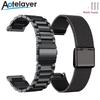 18mm 20mm 22mm 24mm Quick Release Stainless Steel Watchband Wristwatch Universal Flat Head Watch Strap Accessories with Tool