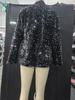 2024 Autumn/Winter European & American Fashion Sequin Lapel Blazer