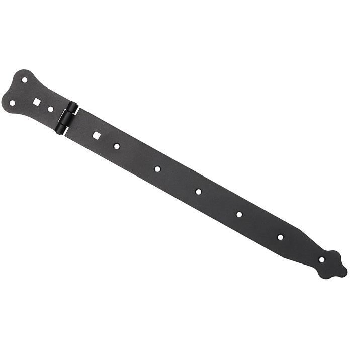 Lot de 2 Charnières en T KOTARBAU Lot de 2 paumelles de volet, Charnières de porte, porte de jardin, robuste, 420 mm