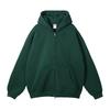 Mens Oversized Hooded Zip-Up Fleece Sweatshirt Winter Streetwear Loose Fit Long Sleeve Pullover