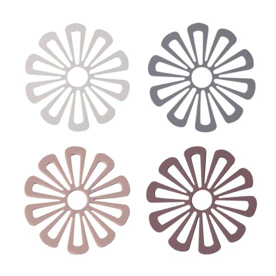 Isolierpad Hitze Lebensmittelqualität Beständig TRP Blumenförmige Untersetzermatte für Küche