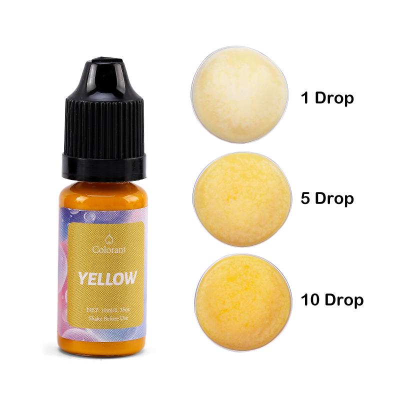 18 Colors 10ml Liquid Dye Candle Resin Pigment Colorant Resin Soy Wax Dye for DIY Candle Soap UV Epoxy Resin Mold Crafts Making