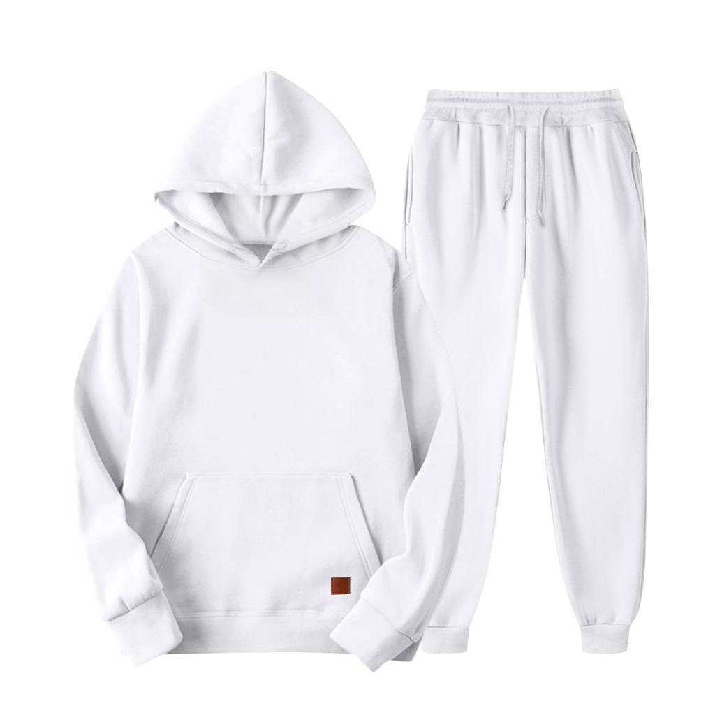 Men's Sweatshirt Suit Men's Color Casual Sports Suit Sweatshirt Suit