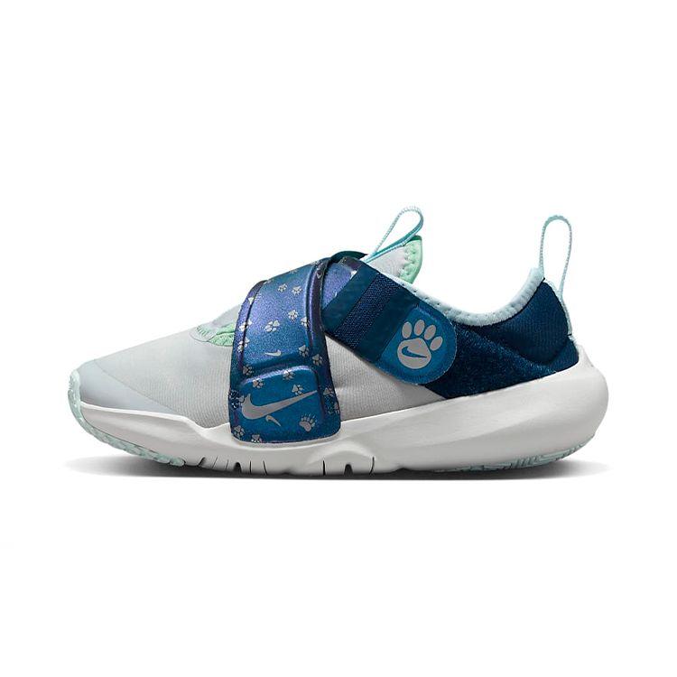 

Детские кроссовки Nike Flex Advance SE PS Pawprints White Pure Platinum Valerian Blue DQ6476-001 35